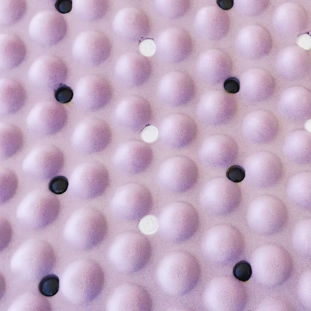 Infravermelho e magnetos aplicados na espuma do colchão Eko'7